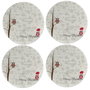 Hermia Salvamanteles de 37 cm Multicolor (Set de 4)